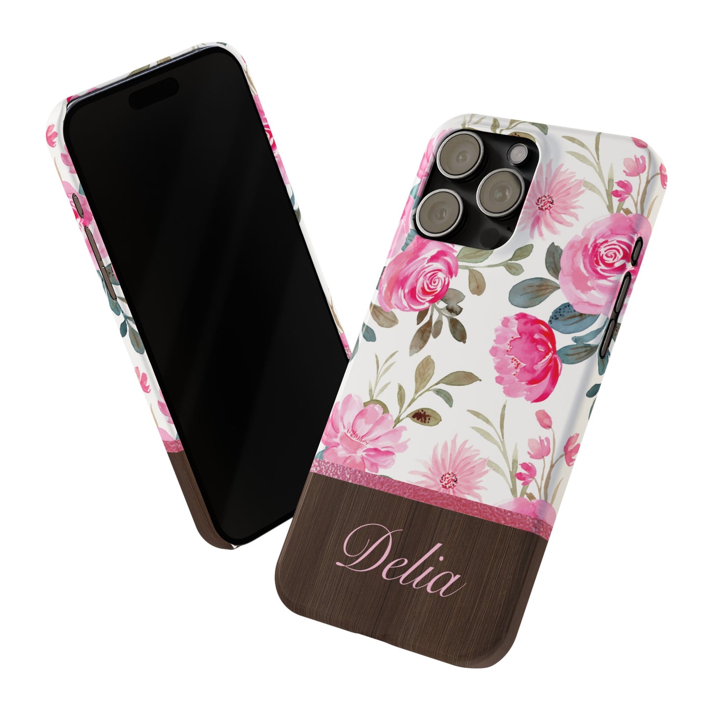 Delia Personalized Slim Phone Cases