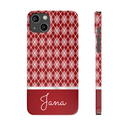 Jana Personalized Slim Phone Cases