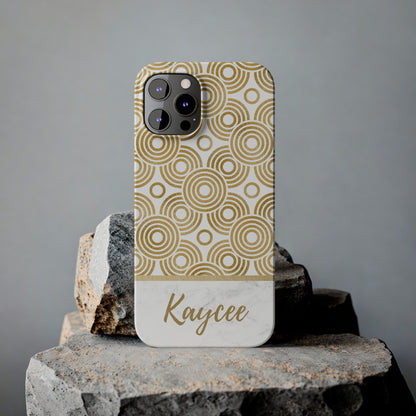 Kaycee Personalized Slim Phone Cases