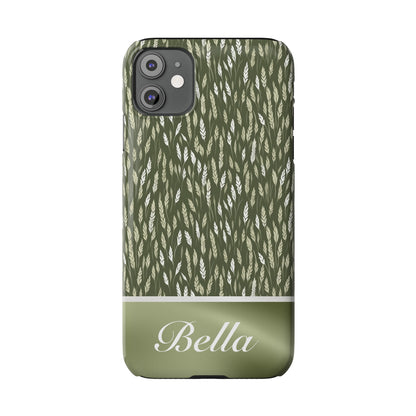 Bella Personalized Slim Phone Cases