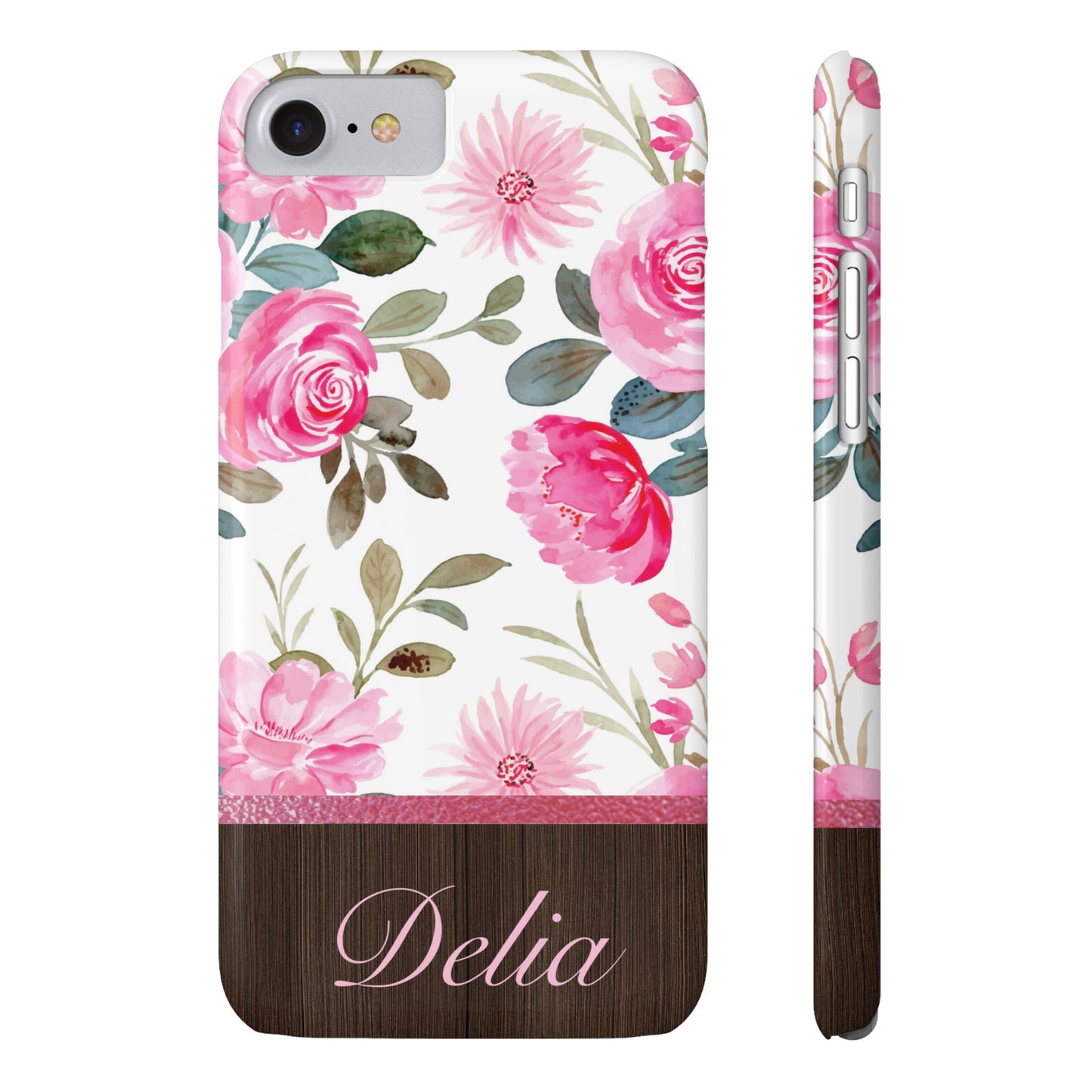 Delia Personalized Slim Phone Cases