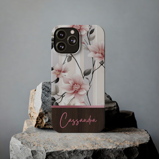 Cassandra Personalized Slim Phone Cases