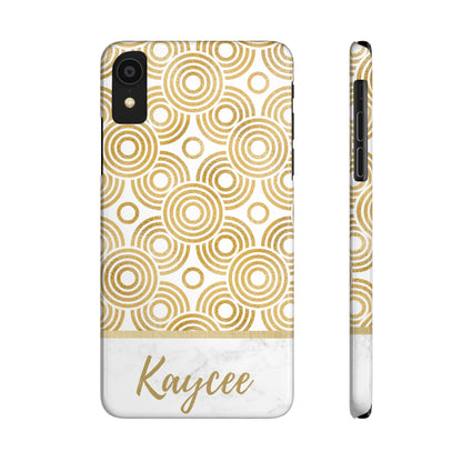 Kaycee Personalized Slim Phone Cases