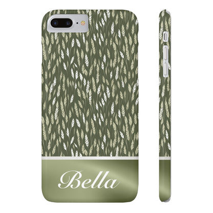 Bella Personalized Slim Phone Cases