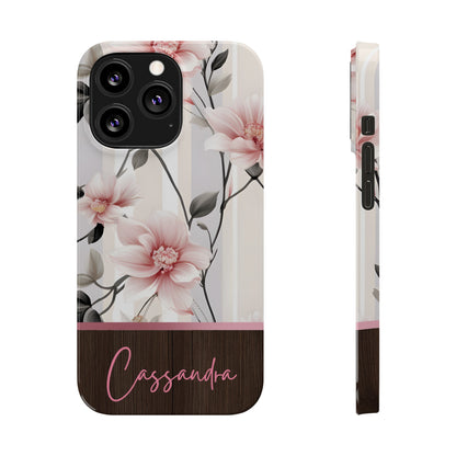 Cassandra Personalized Slim Phone Cases