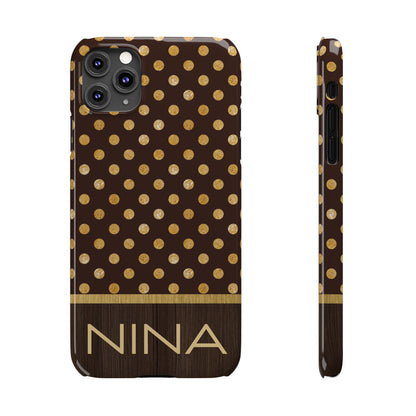 Nina Personalized Slim Phone Cases