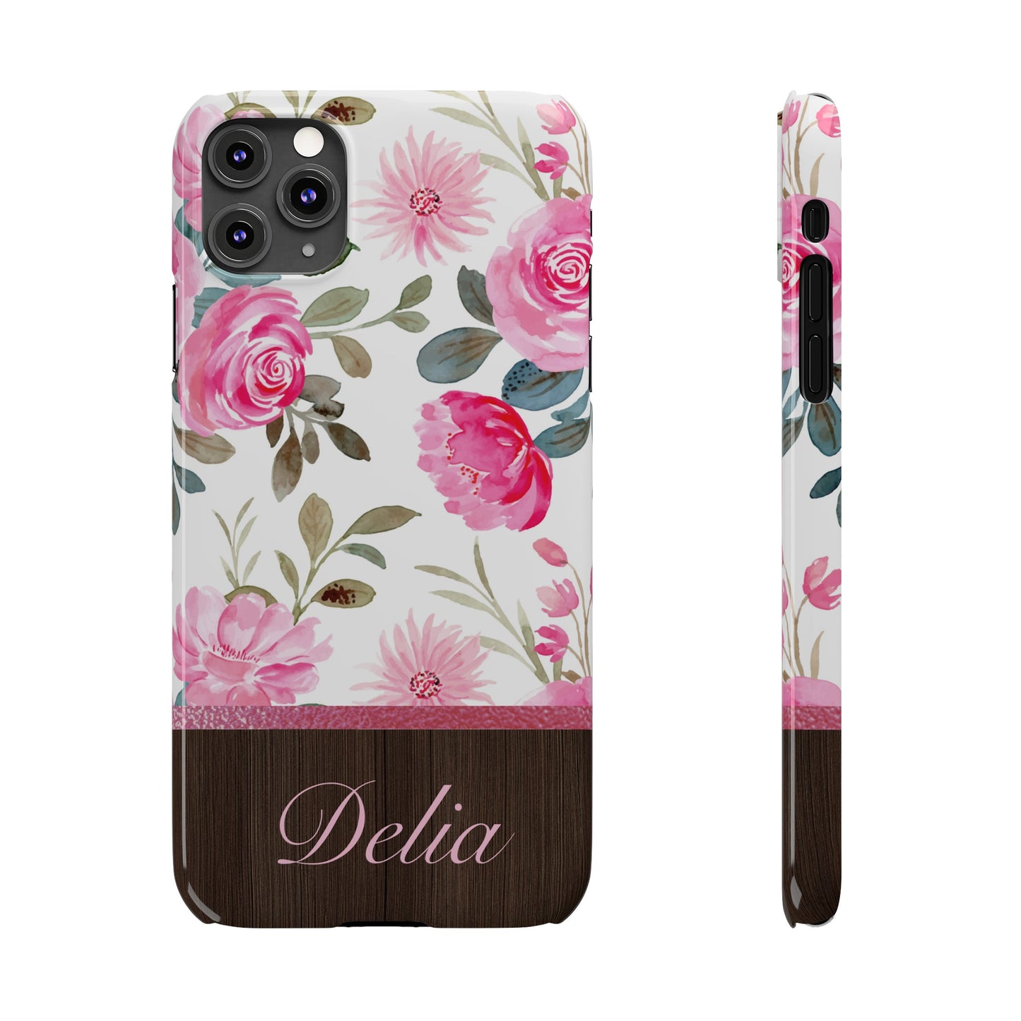 Delia Personalized Slim Phone Cases