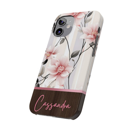 Cassandra Personalized Slim Phone Cases