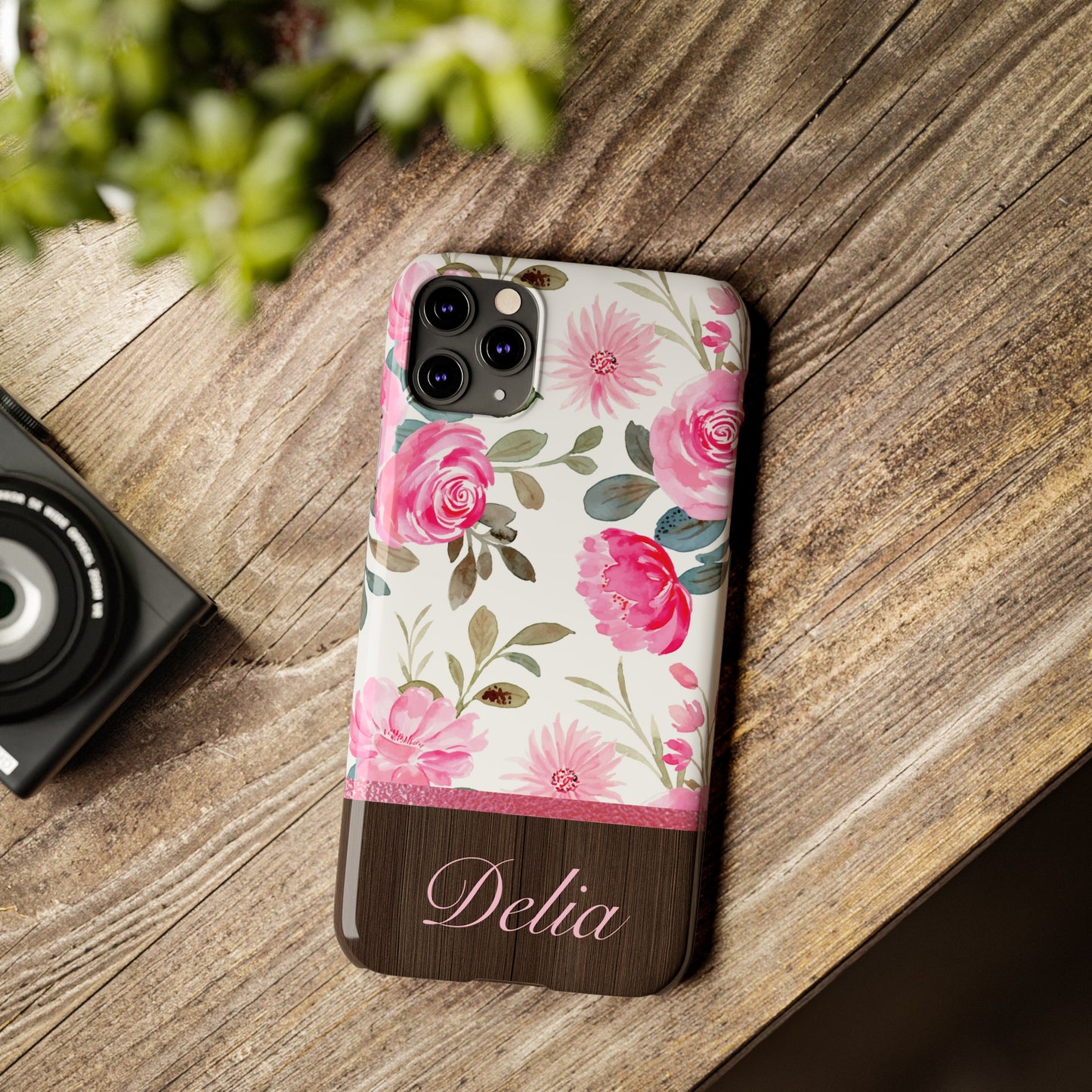 Delia Personalized Slim Phone Cases