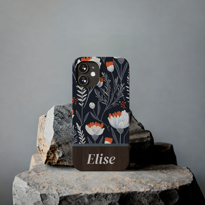 Elise Personalized Slim Phone Cases