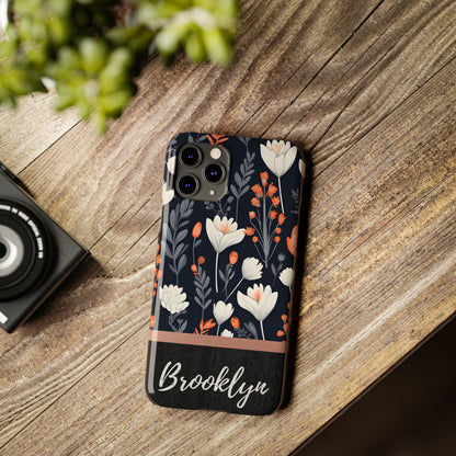 Brooklyn Personalized Slim Phone Cases