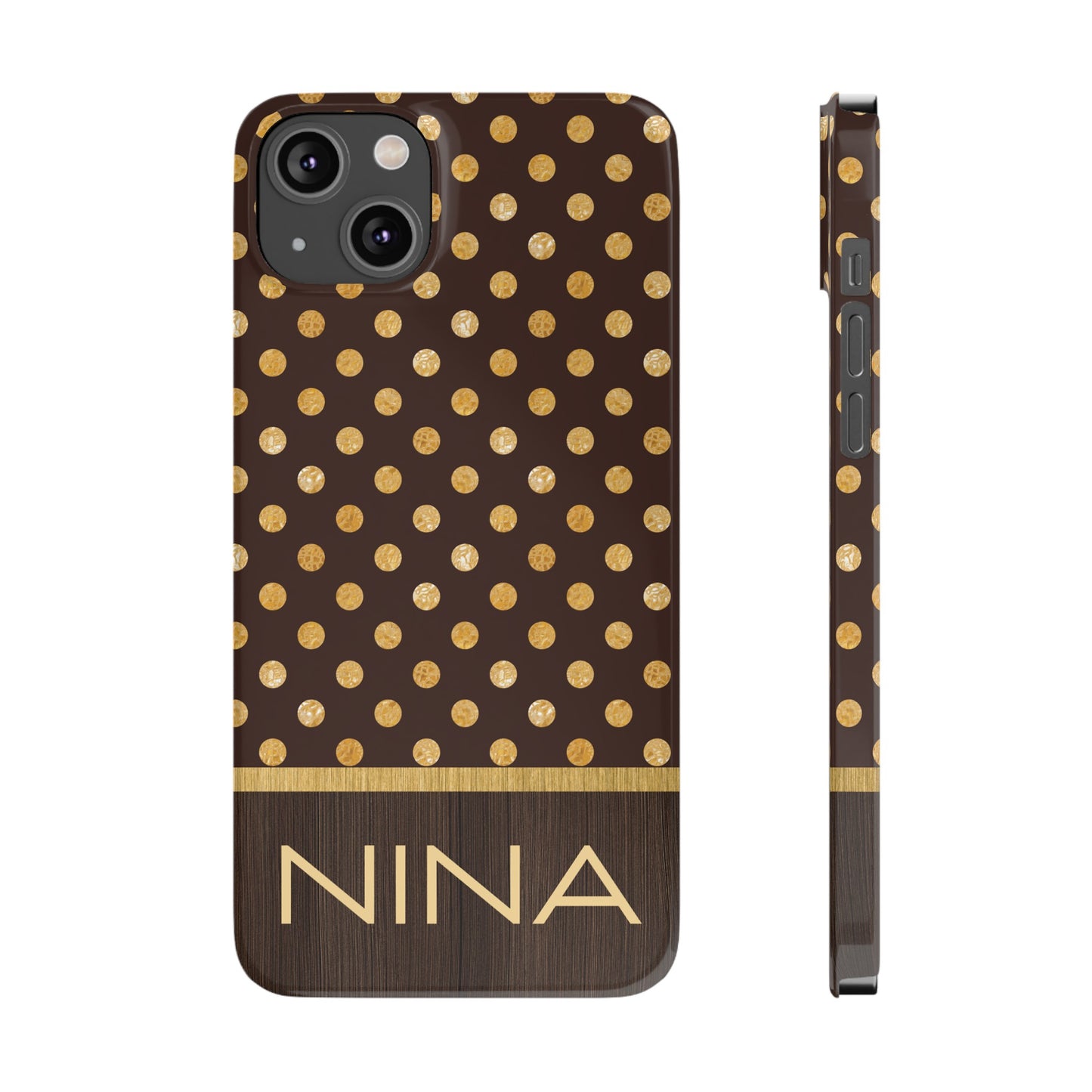 Nina Personalized Slim Phone Cases