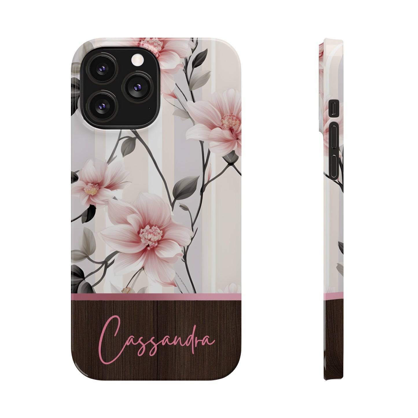 Cassandra Personalized Slim Phone Cases