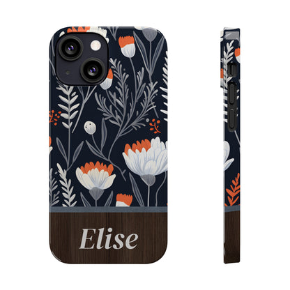 Elise Personalized Slim Phone Cases