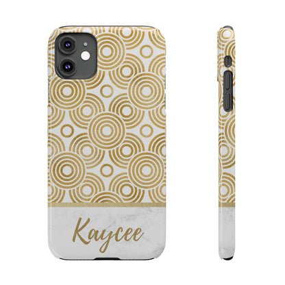 Kaycee Personalized Slim Phone Cases