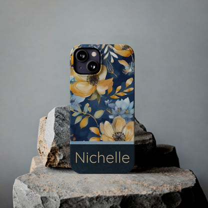 Nichelle Personalized Slim Phone Cases