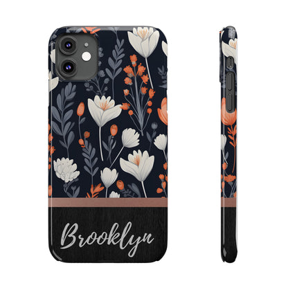 Brooklyn Personalized Slim Phone Cases