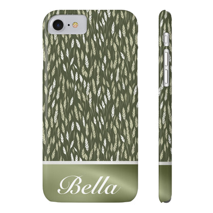 Bella Personalized Slim Phone Cases