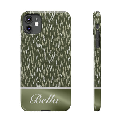 Bella Personalized Slim Phone Cases