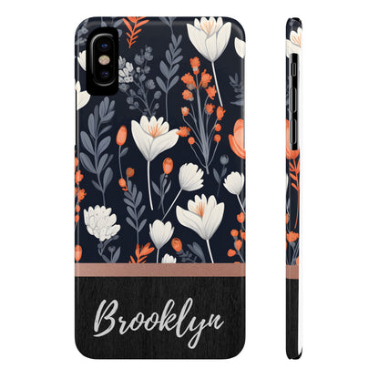 Brooklyn Personalized Slim Phone Cases