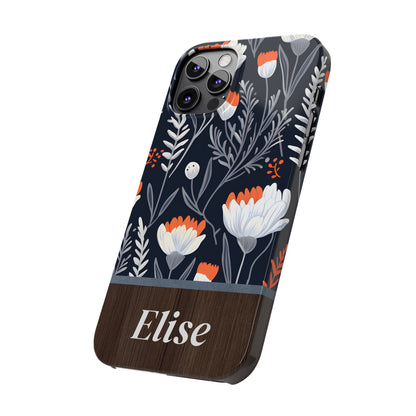 Elise Personalized Slim Phone Cases