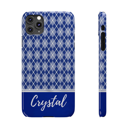 Crystal Personalized Slim Phone Cases