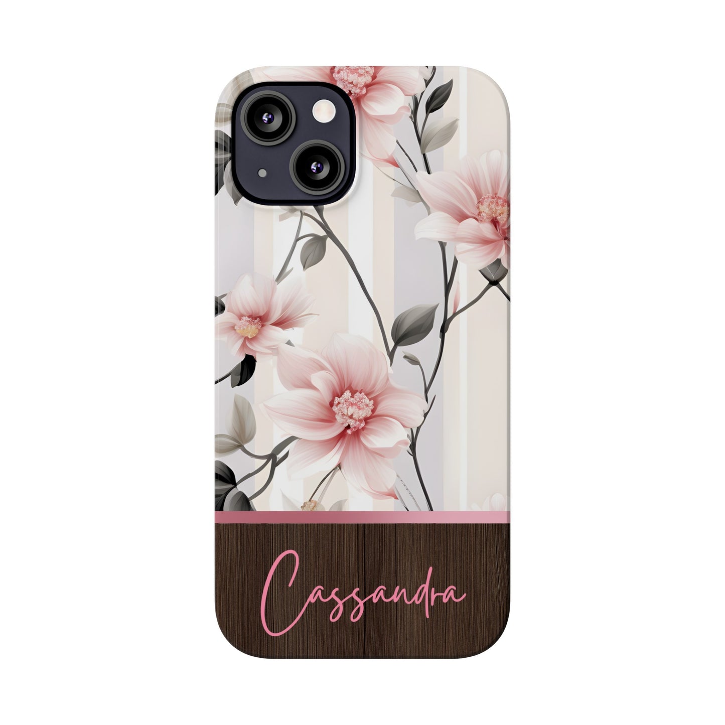 Cassandra Personalized Slim Phone Cases