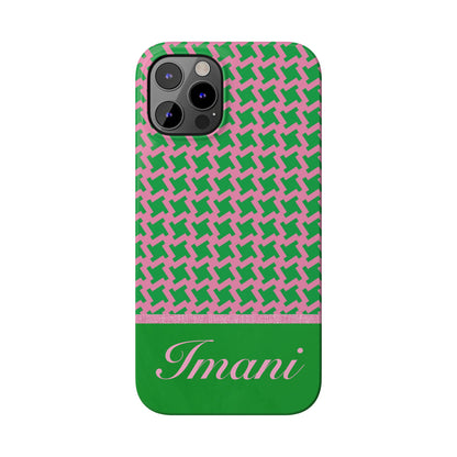 Imani Personalized Slim Phone Cases