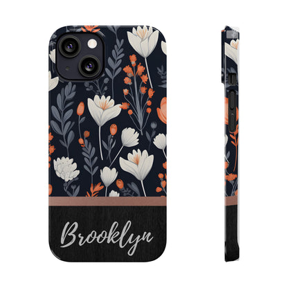 Brooklyn Personalized Slim Phone Cases