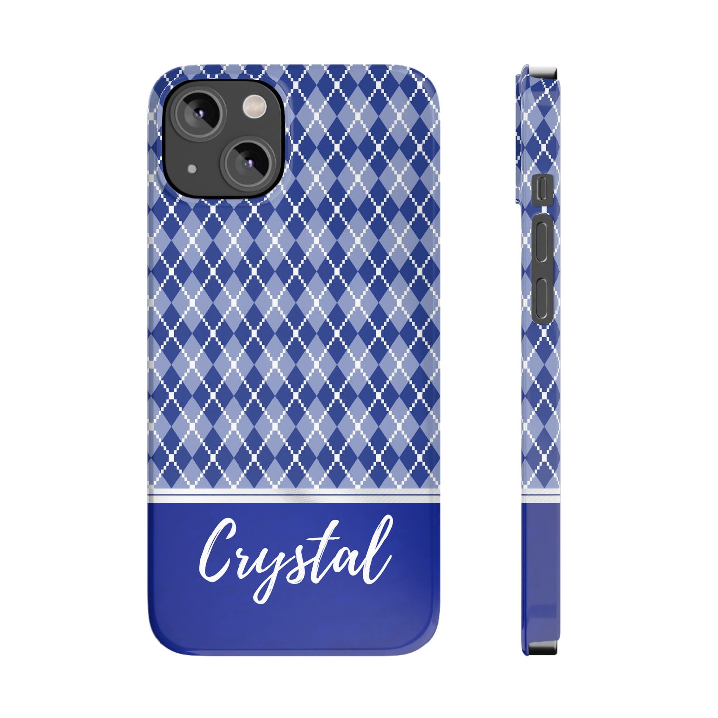 Crystal Personalized Slim Phone Cases