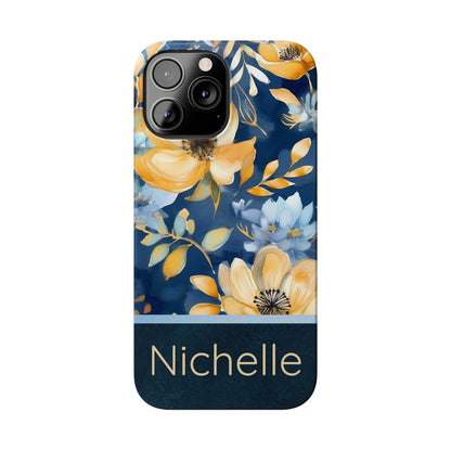 Nichelle Personalized Slim Phone Cases