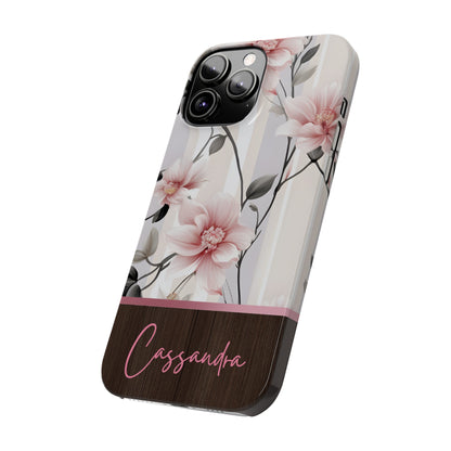 Cassandra Personalized Slim Phone Cases