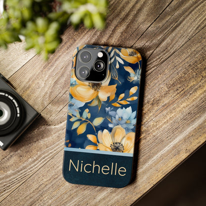 Nichelle Personalized Slim Phone Cases