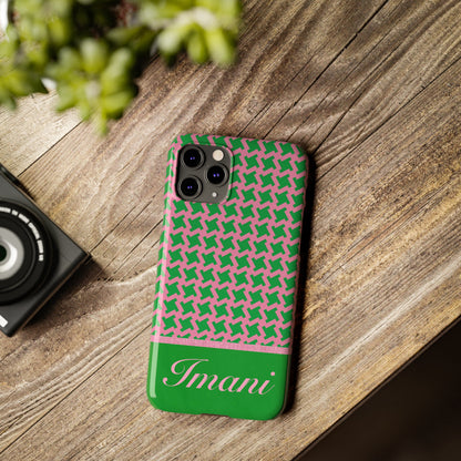 Imani Personalized Slim Phone Cases