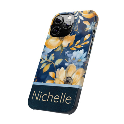 Nichelle Personalized Slim Phone Cases