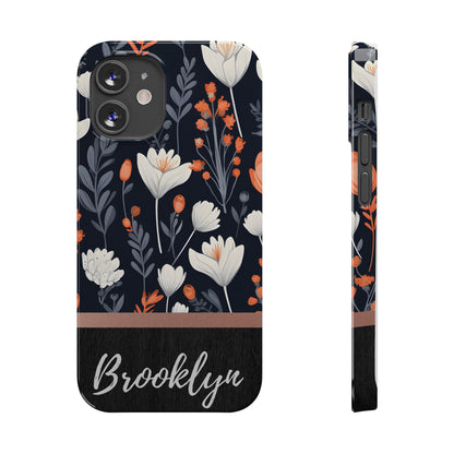 Brooklyn Personalized Slim Phone Cases