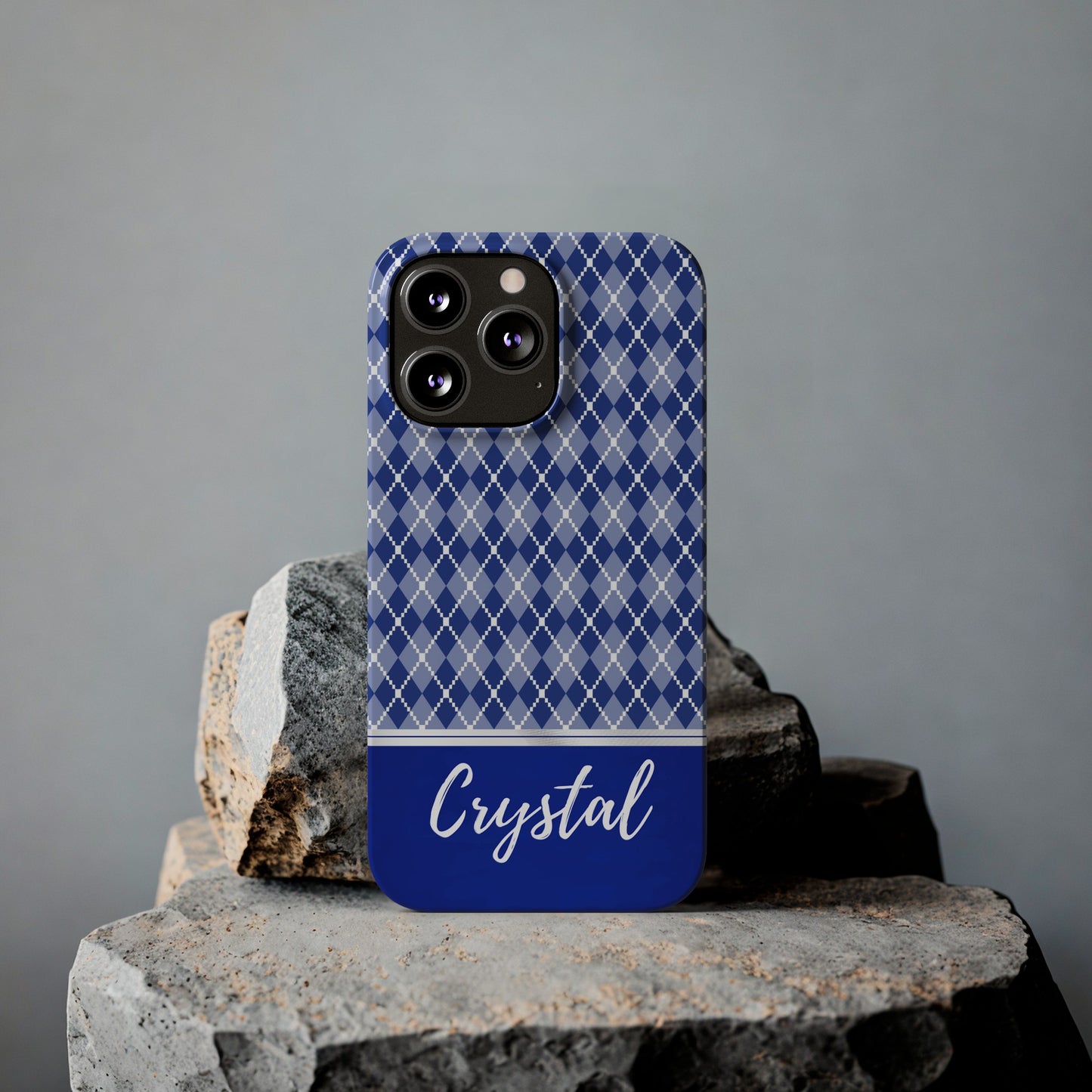 Crystal Personalized Slim Phone Cases