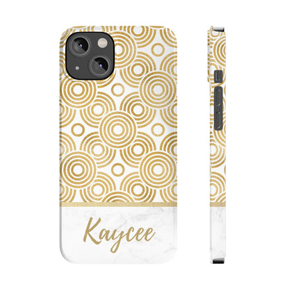 Kaycee Personalized Slim Phone Cases