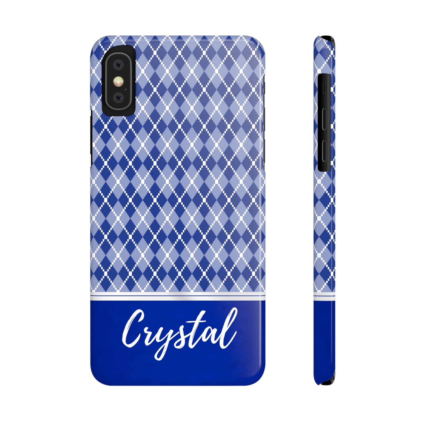 Crystal Personalized Slim Phone Cases