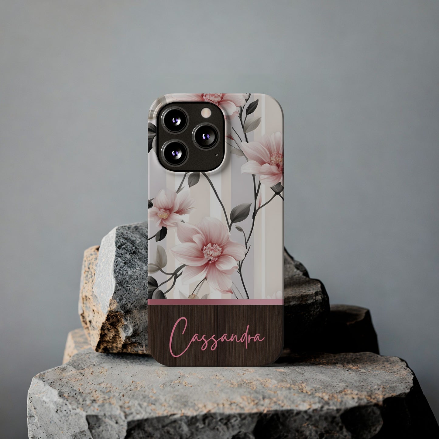 Cassandra Personalized Slim Phone Cases