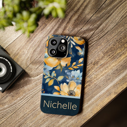 Nichelle Personalized Slim Phone Cases