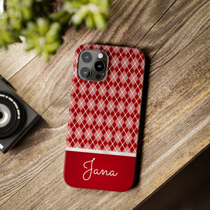 Jana Personalized Slim Phone Cases