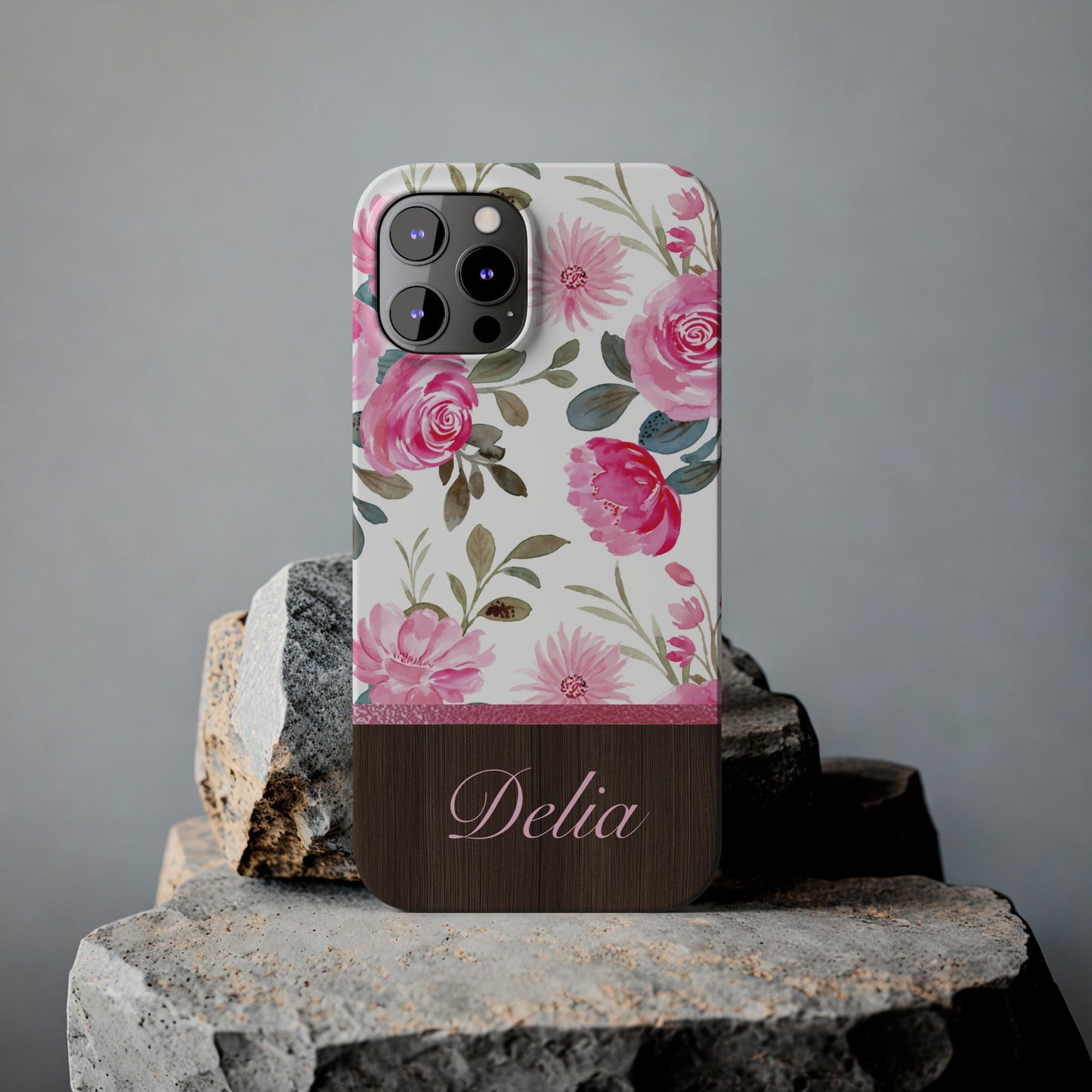 Delia Personalized Slim Phone Cases