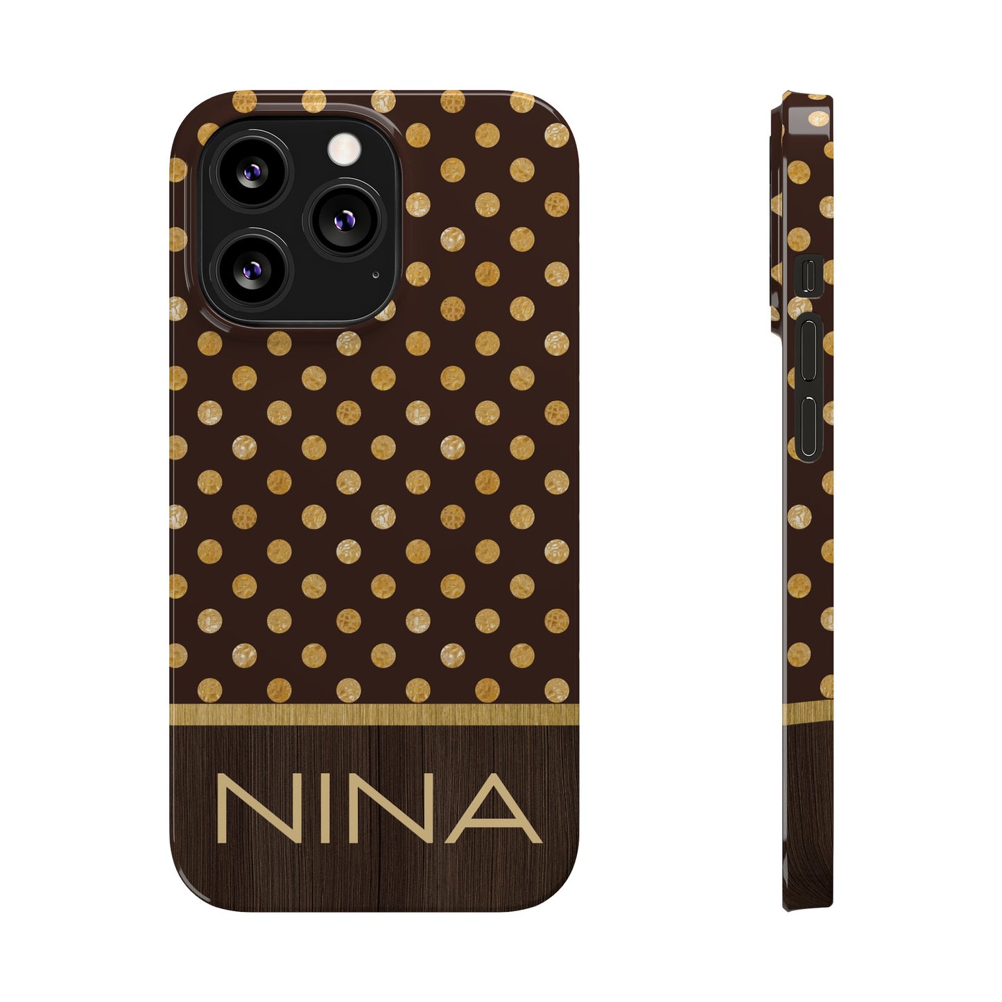 Nina Personalized Slim Phone Cases