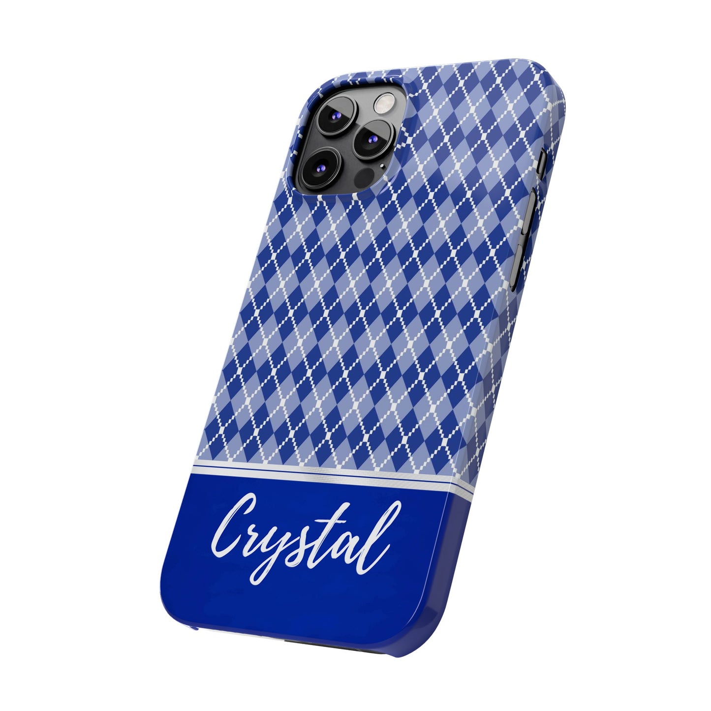 Crystal Personalized Slim Phone Cases