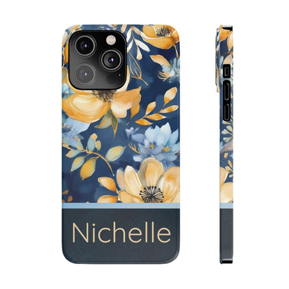 Nichelle Personalized Slim Phone Cases