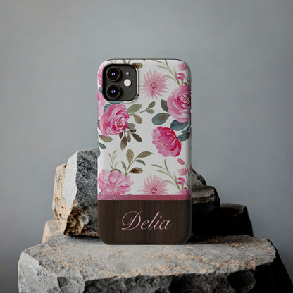 Delia Personalized Slim Phone Cases