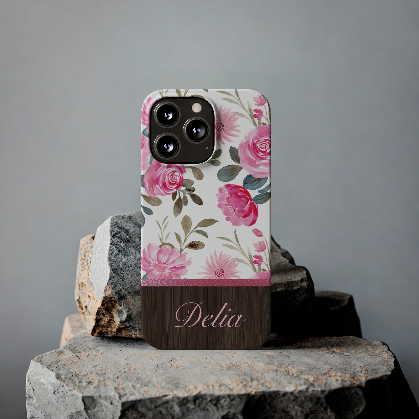 Delia Personalized Slim Phone Cases