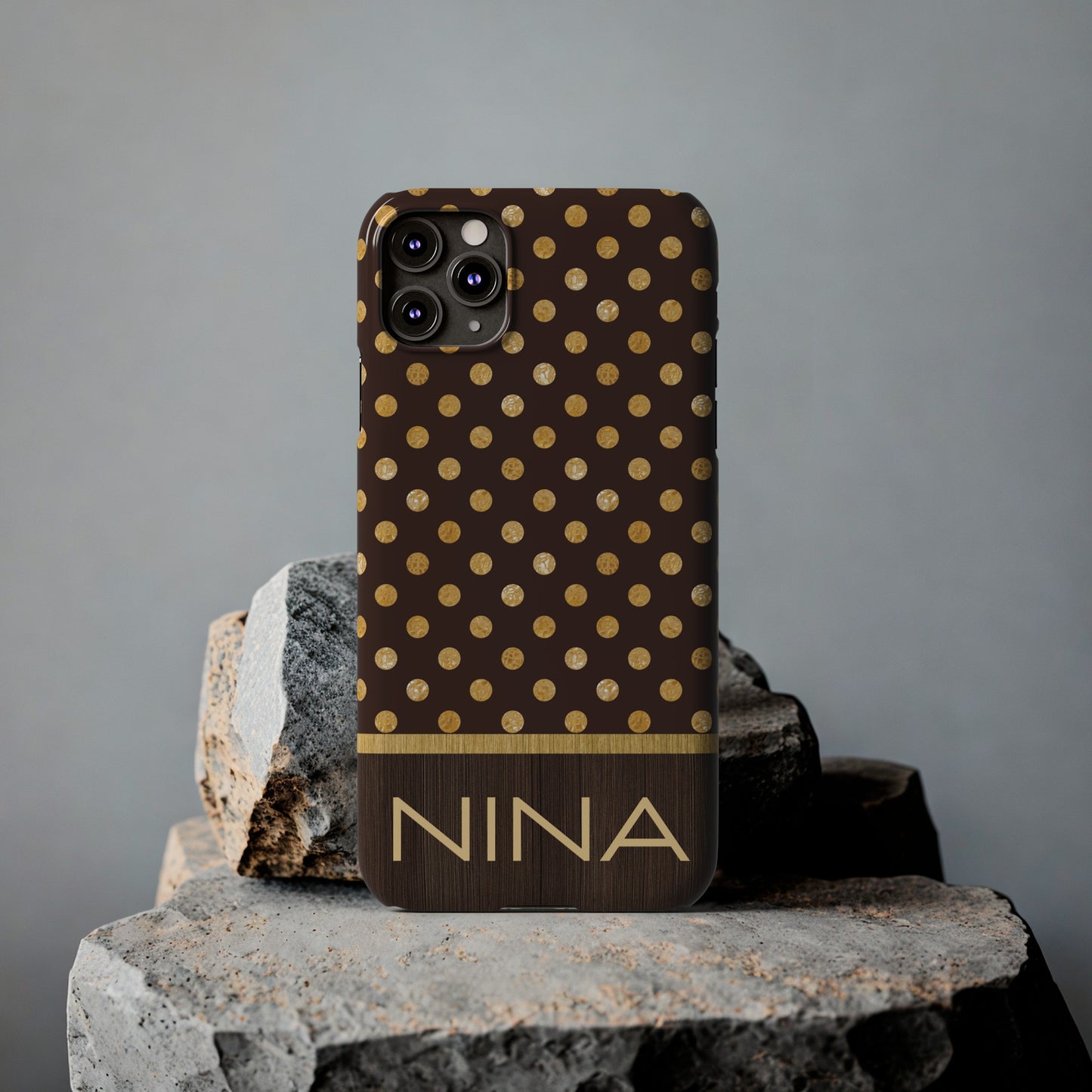 Nina Personalized Slim Phone Cases