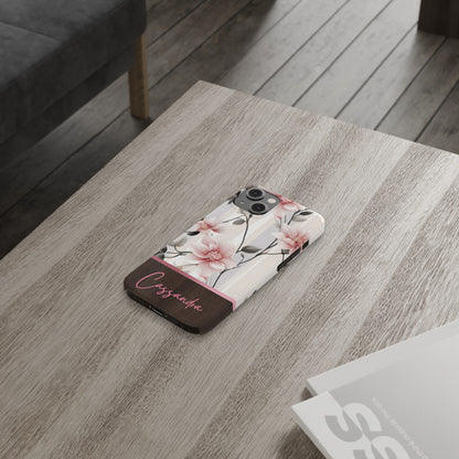 Cassandra Personalized Slim Phone Cases